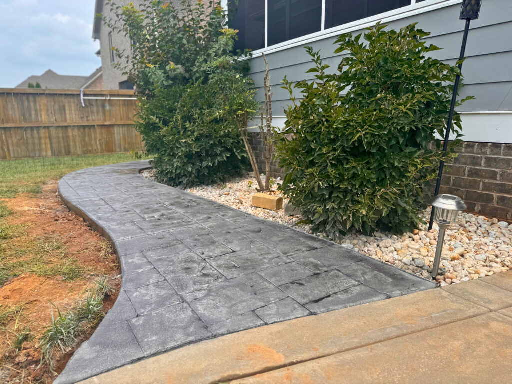 Dover Blue Ashlar Cut Slate Sidewalk 2